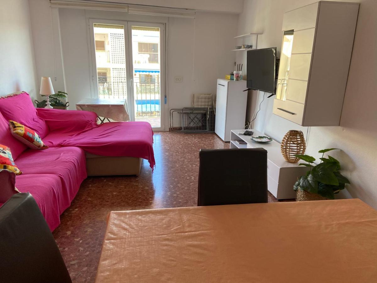 Javea Au Port Vue Mer Devant La Plage Grand Appartement Terrasse Clim Et Wifi Luaran gambar