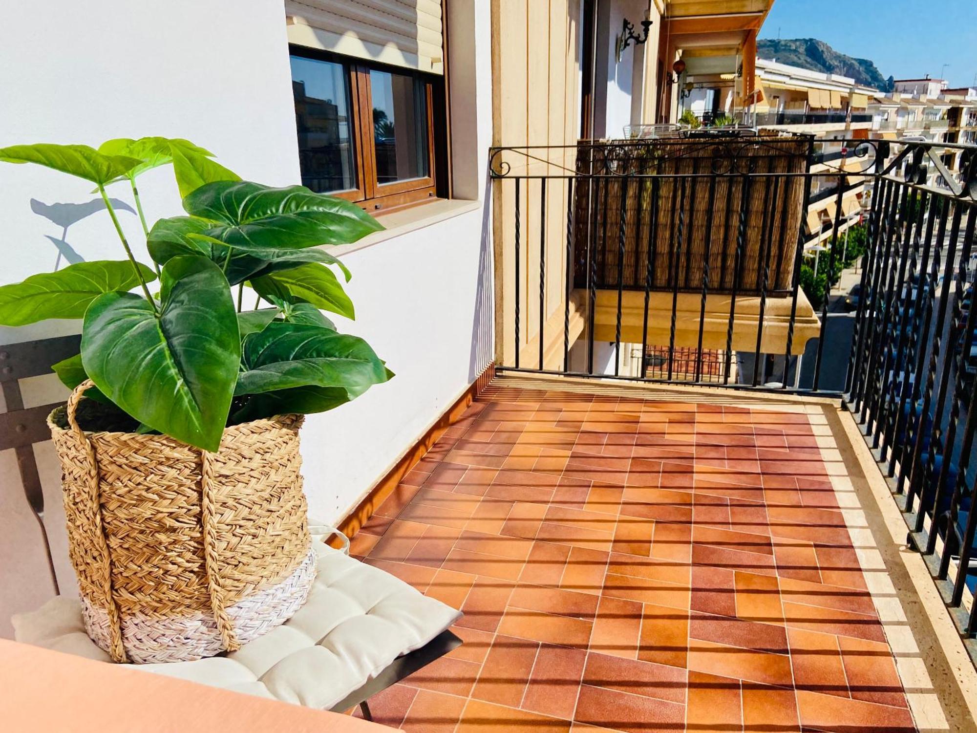Javea Au Port Vue Mer Devant La Plage Grand Appartement Terrasse Clim Et Wifi Luaran gambar